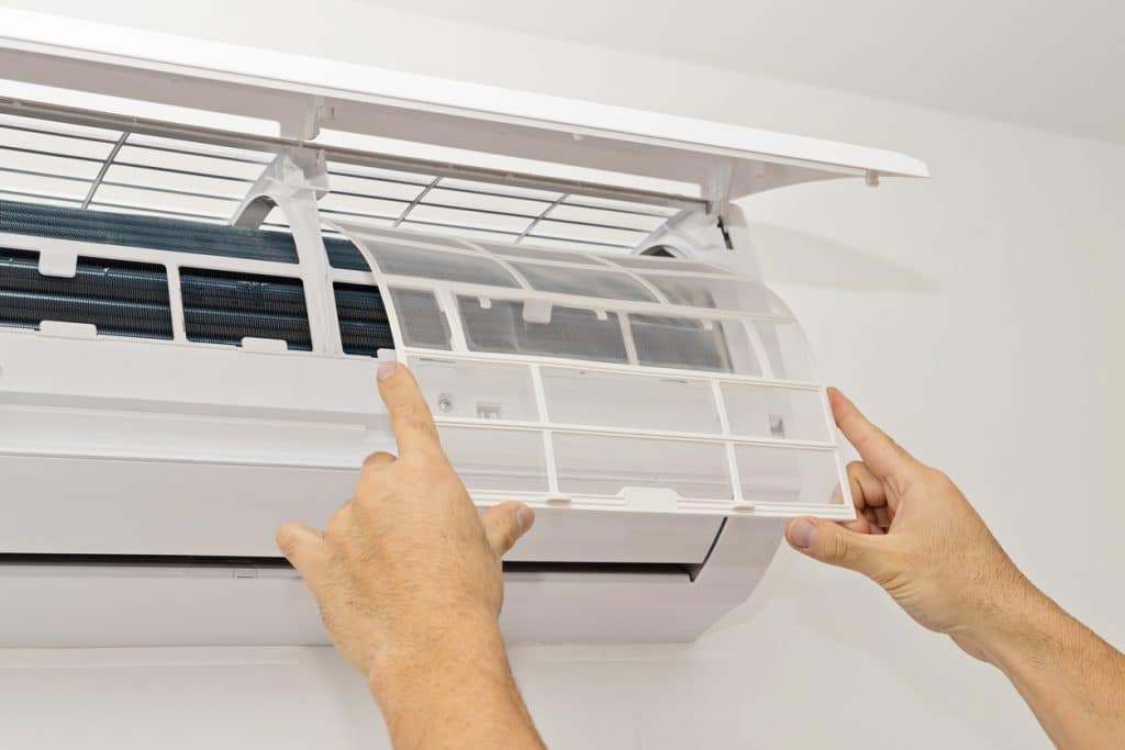 Changing the Filter in the Air Conditioning