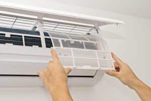 Changing the Filter in the Air Conditioning
